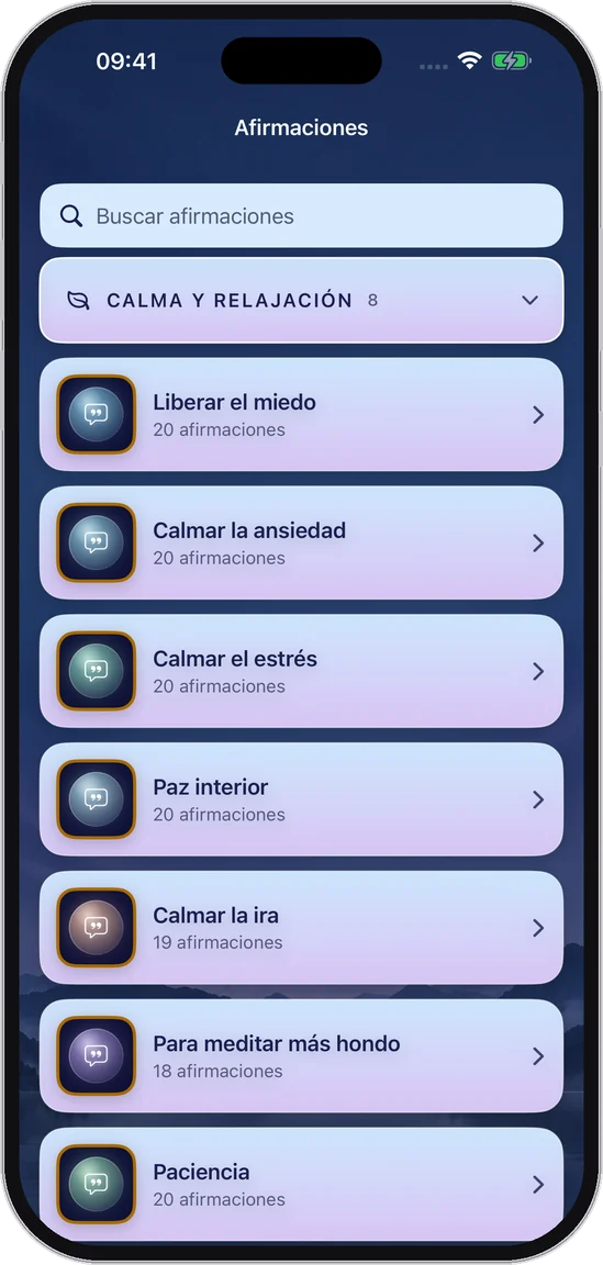 Cuarenta y tres grupos de afirmaciones